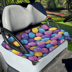 Sweet Candy Ball Pattern Print Golf Cart Seat Cover