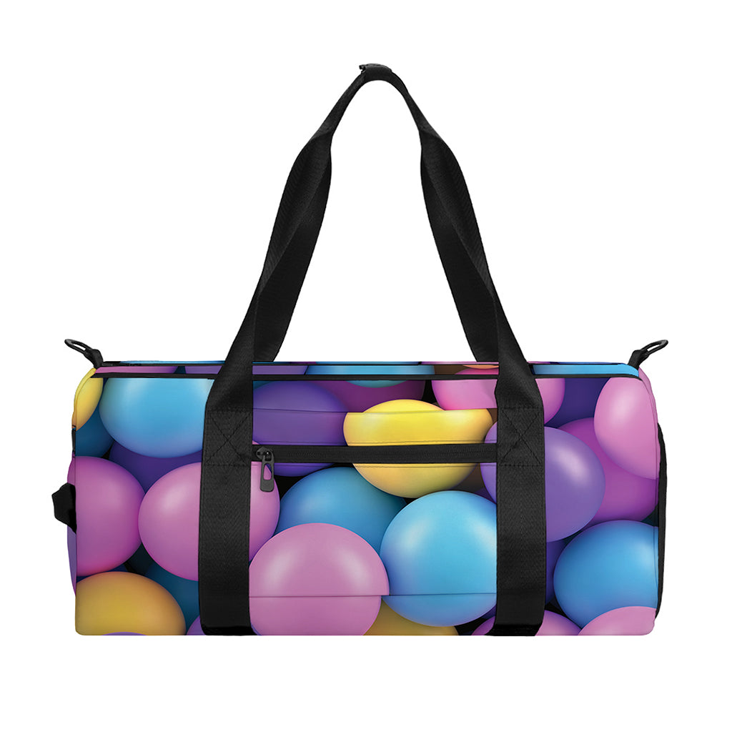 Sweet Candy Ball Pattern Print Gym Bag