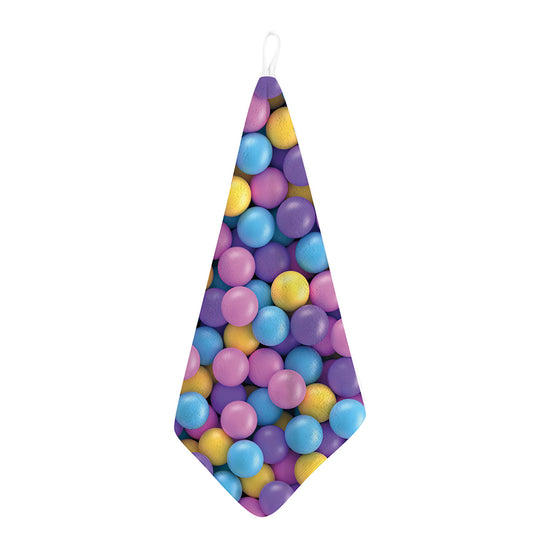Sweet Candy Ball Pattern Print Hand Towel