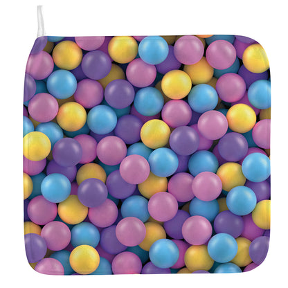 Sweet Candy Ball Pattern Print Hand Towel