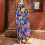 Sweet Candy Ball Pattern Print Harem Pants