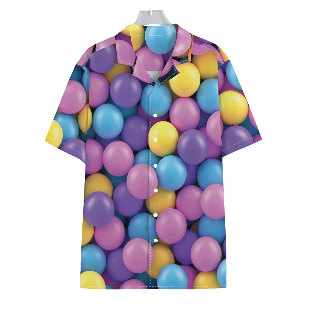 Sweet Candy Ball Pattern Print Hawaiian Shirt