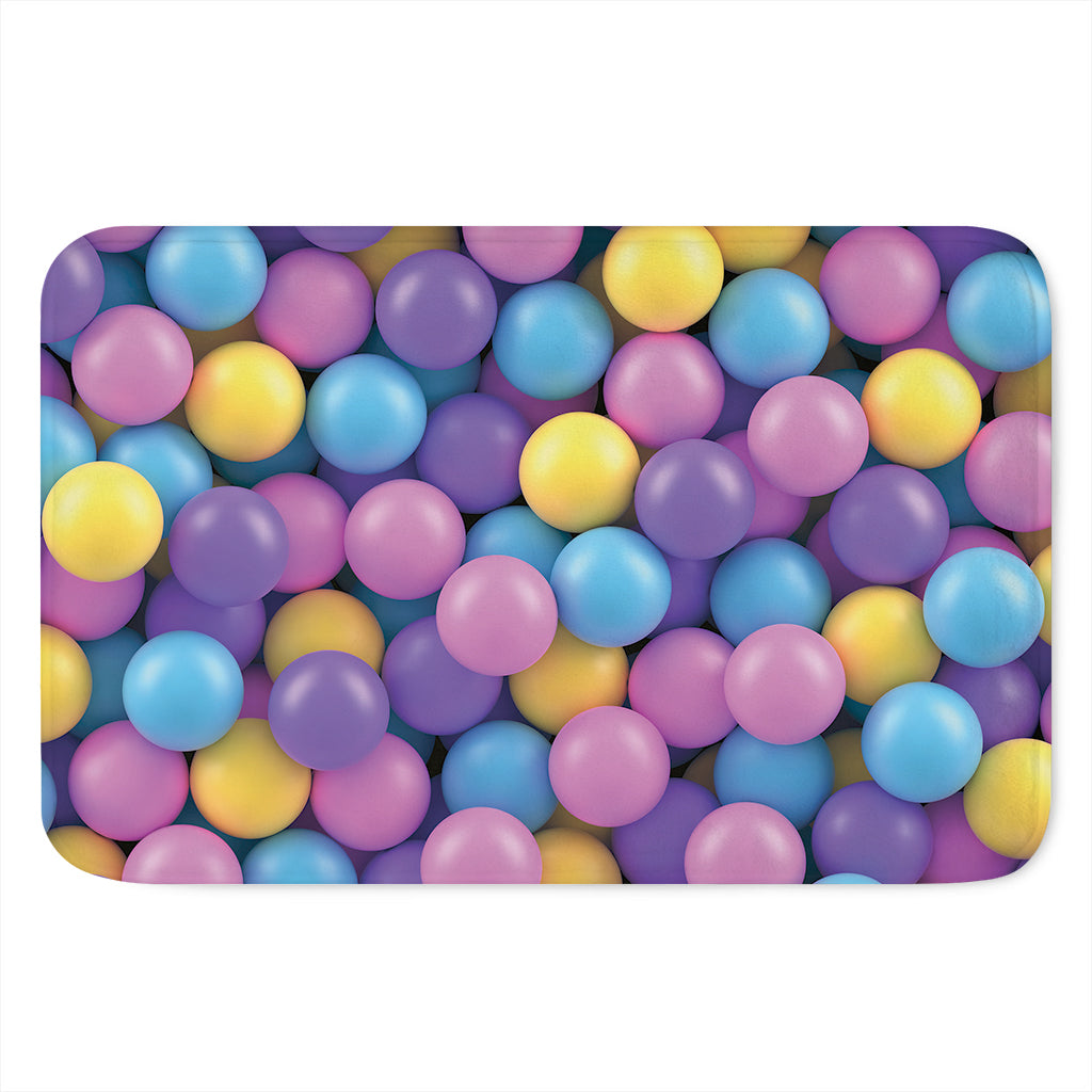 Sweet Candy Ball Pattern Print Indoor Door Mat