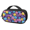 Sweet Candy Ball Pattern Print Portable Cooler Travel Case