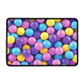 Sweet Candy Ball Pattern Print Kitchen Mat