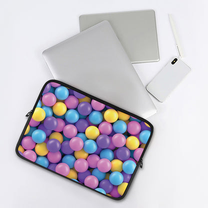 Sweet Candy Ball Pattern Print Laptop Sleeve