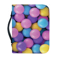 Sweet Candy Ball Pattern Print Leather Bible Cover