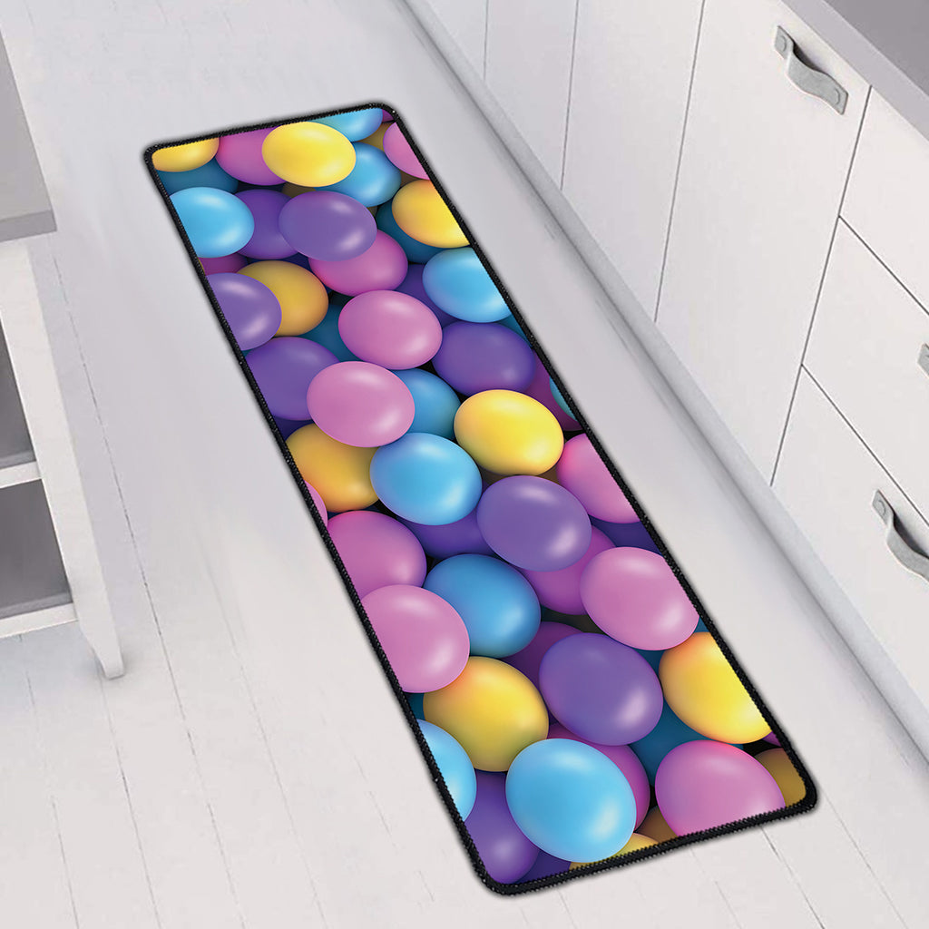 Sweet Candy Ball Pattern Print Long Kitchen Mat