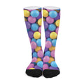 Sweet Candy Ball Pattern Print Long Socks