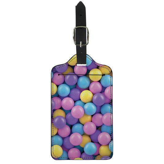 Sweet Candy Ball Pattern Print Luggage Tag