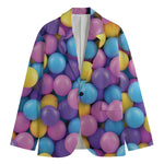 Sweet Candy Ball Pattern Print Men's Blazer