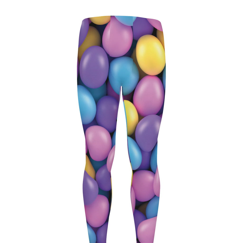 Sweet Candy Ball Pattern Print Men's leggings