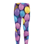 Sweet Candy Ball Pattern Print Men's leggings