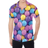 Sweet Candy Ball Pattern Print Men's Shirt