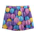 Sweet Candy Ball Pattern Print Mesh Shorts
