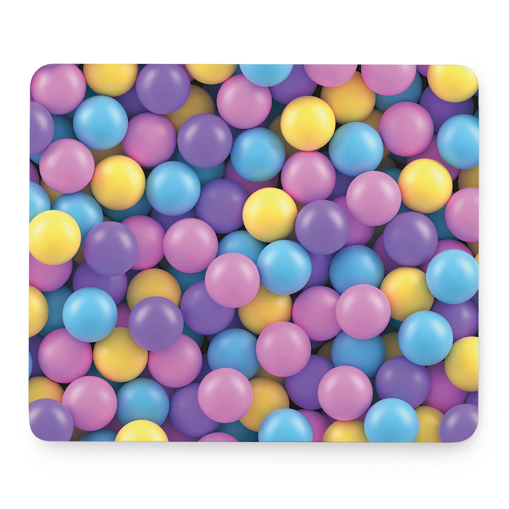 Sweet Candy Ball Pattern Print Mouse Pad
