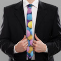 Sweet Candy Ball Pattern Print Necktie