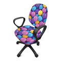Sweet Candy Ball Pattern Print Office Chair Cover