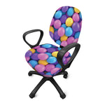 Sweet Candy Ball Pattern Print Office Chair Cover