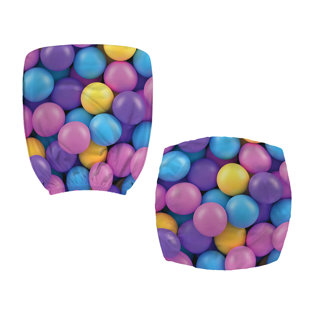 Sweet Candy Ball Pattern Print Office Chair Cover