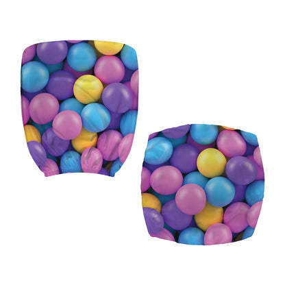Sweet Candy Ball Pattern Print Office Chair Cover
