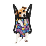 Sweet Candy Ball Pattern Print Pet Carrier Backpack