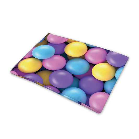 Sweet Candy Ball Pattern Print Pet Cooling Mat Cover