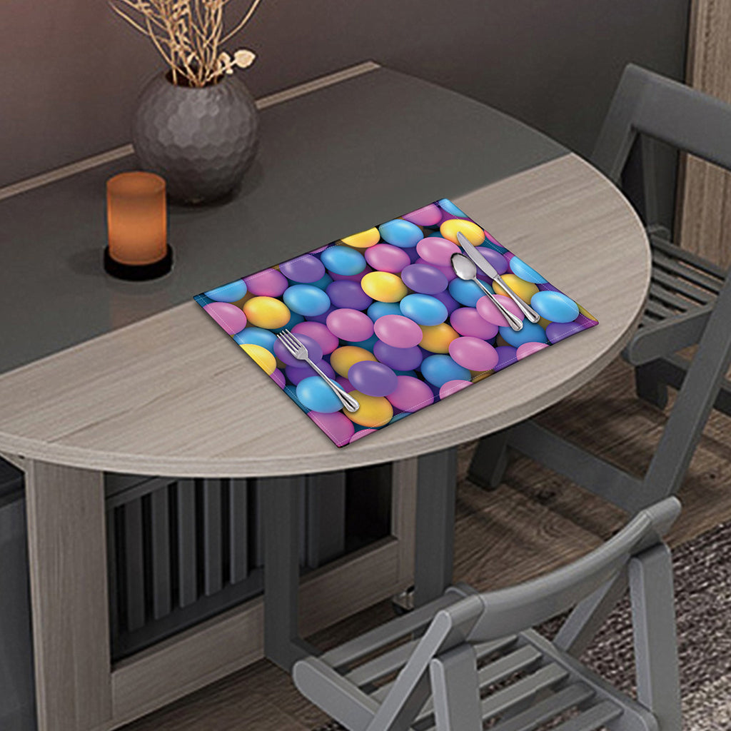 Sweet Candy Ball Pattern Print Placemat