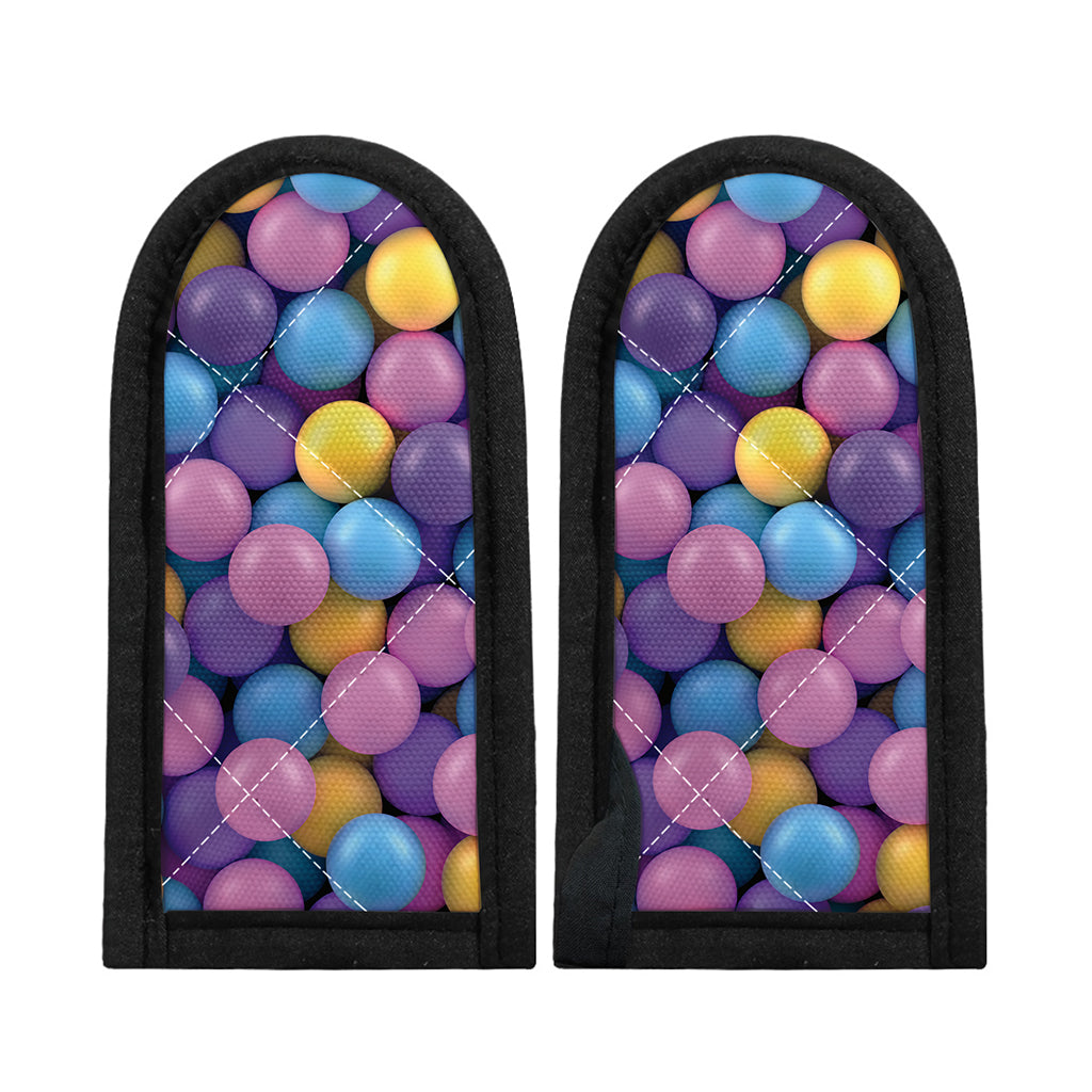 Sweet Candy Ball Pattern Print Skillet Handle Cover