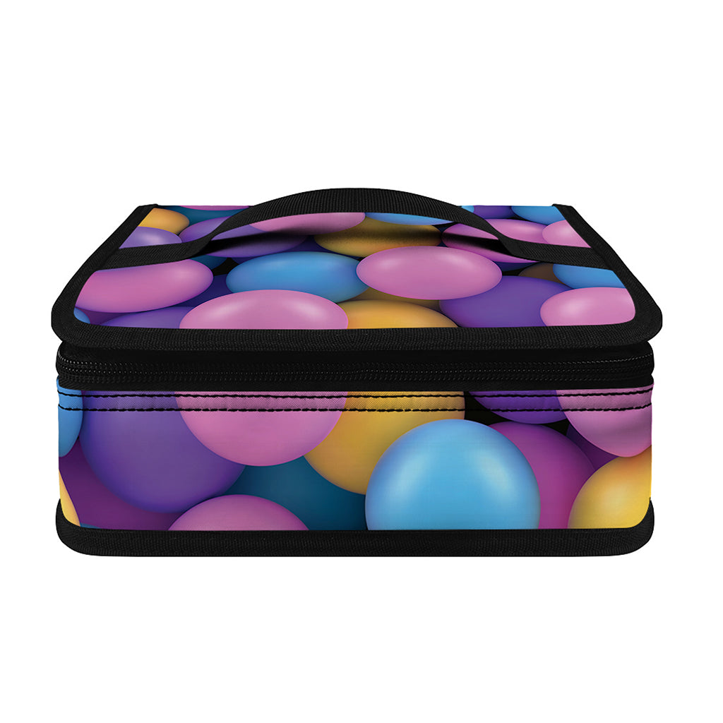 Sweet Candy Ball Pattern Print Small Lunch Bag