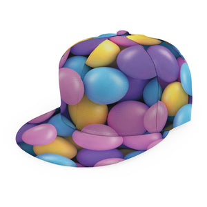 Sweet Candy Ball Pattern Print Snapback Cap