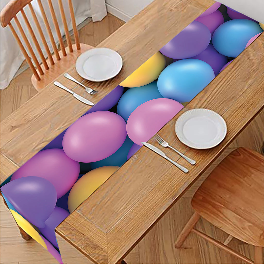 Sweet Candy Ball Pattern Print Table Runner
