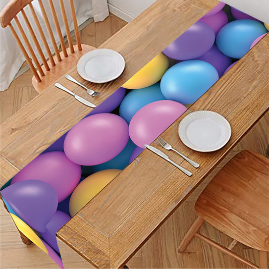 Sweet Candy Ball Pattern Print Table Runner