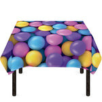 Sweet Candy Ball Pattern Print Tablecloth