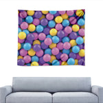 Sweet Candy Ball Pattern Print Tapestry