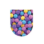 Sweet Candy Ball Pattern Print Toilet Lid Cover