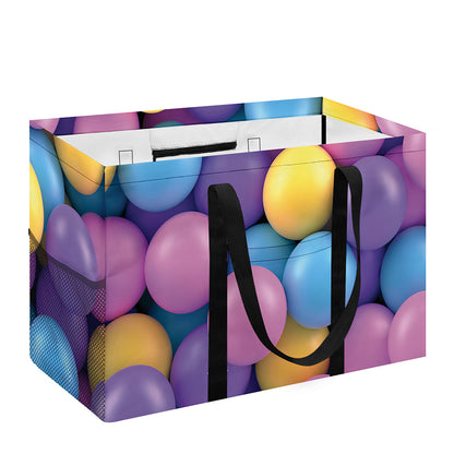 Sweet Candy Ball Pattern Print Utility Tote Bag