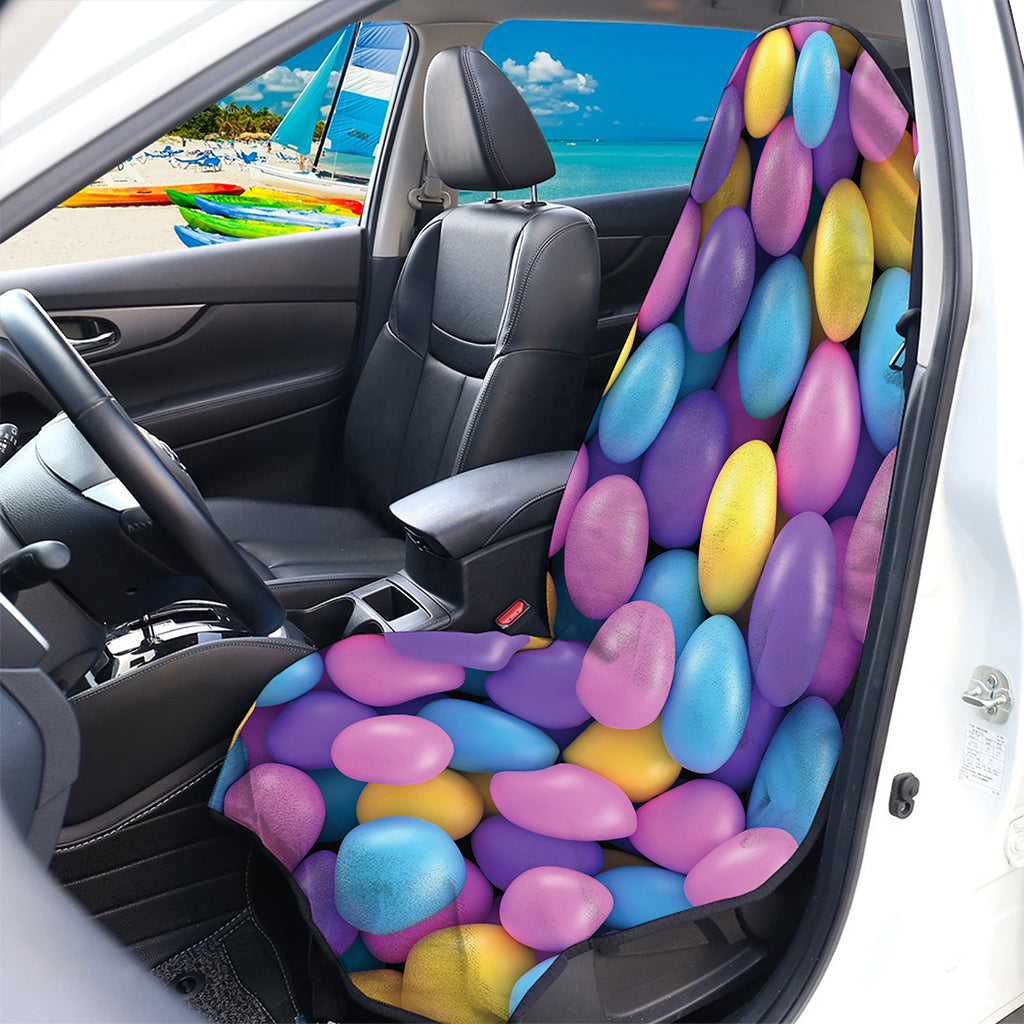 Sweet Candy Ball Pattern Print Waterproof Car Seat Cover