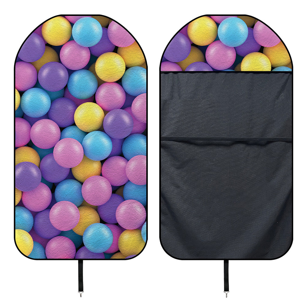 Sweet Candy Ball Pattern Print Waterproof Car Seat Cover