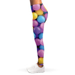 Sweet Candy Ball Pattern Print Women's Leggings