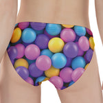 Sweet Candy Ball Pattern Print Women's Panties