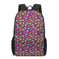 Sweet Candy Pattern Print 17 Inch Backpack