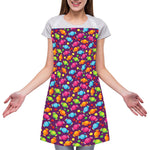 Sweet Candy Pattern Print Adjustable Apron