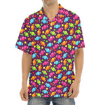 Sweet Candy Pattern Print Aloha Shirt