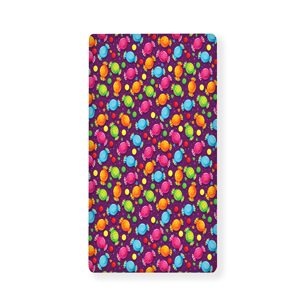 Sweet Candy Pattern Print Baby Crib Sheet