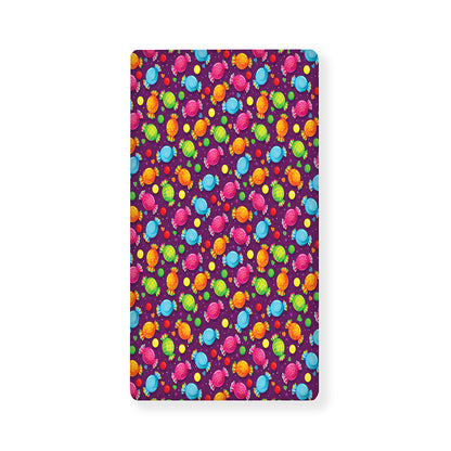 Sweet Candy Pattern Print Baby Crib Sheet