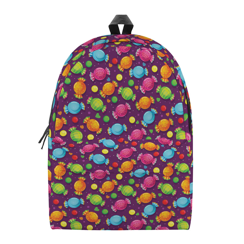 Sweet Candy Pattern Print Backpack