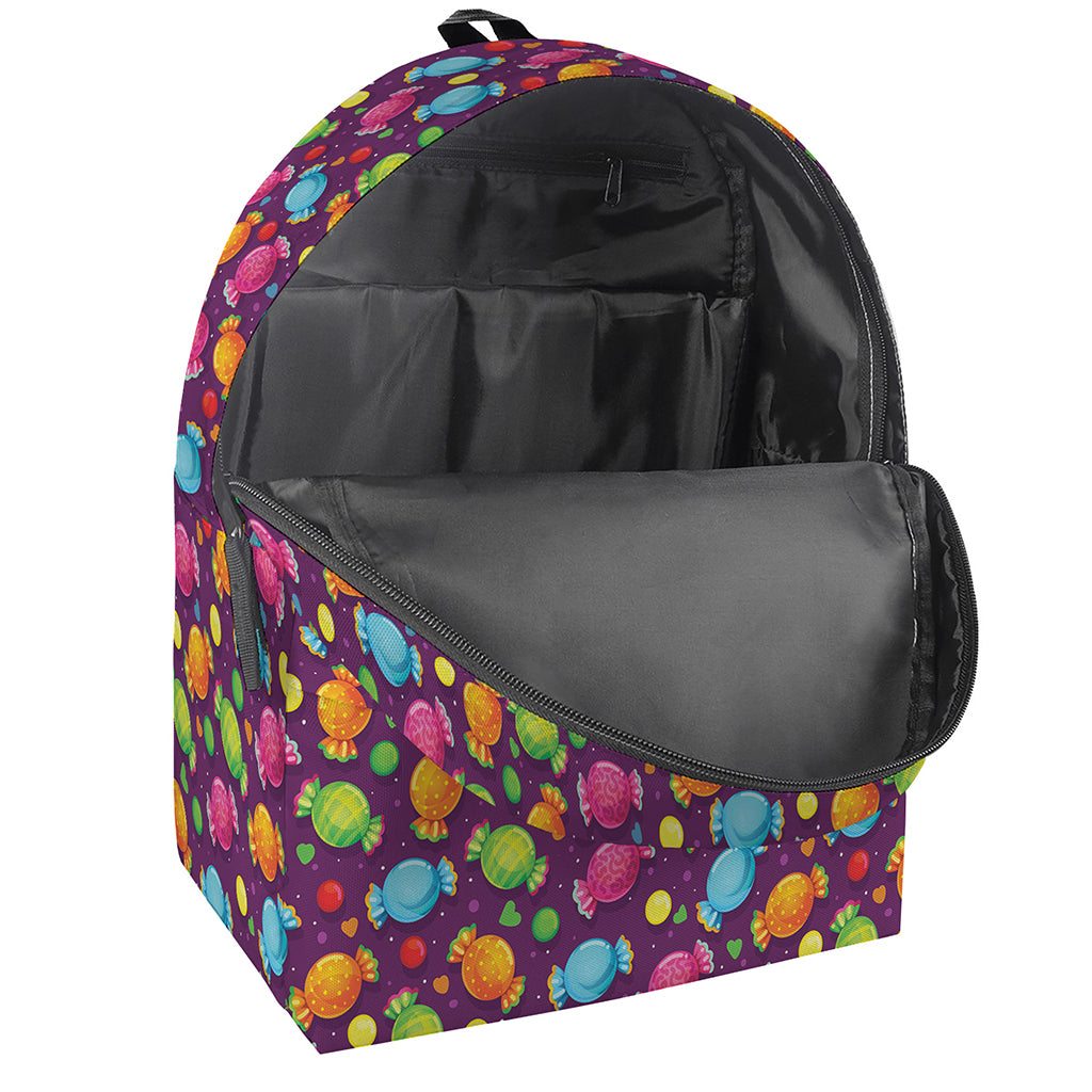 Sweet Candy Pattern Print Backpack