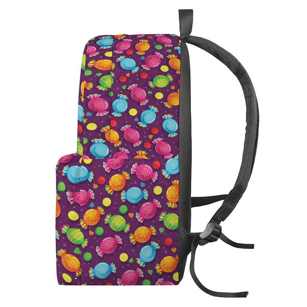 Sweet Candy Pattern Print Backpack