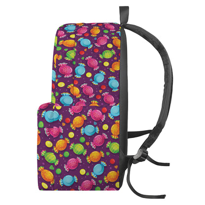 Sweet Candy Pattern Print Backpack